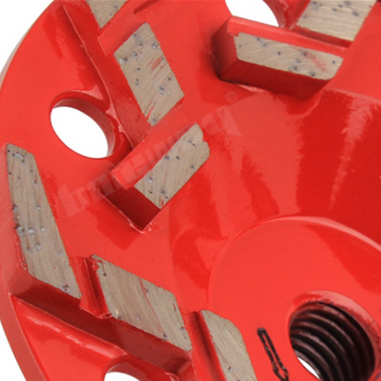 S Shape Segment Grinding Cup Wheel, 5 Inch Diamond Grinding Cup Wheel